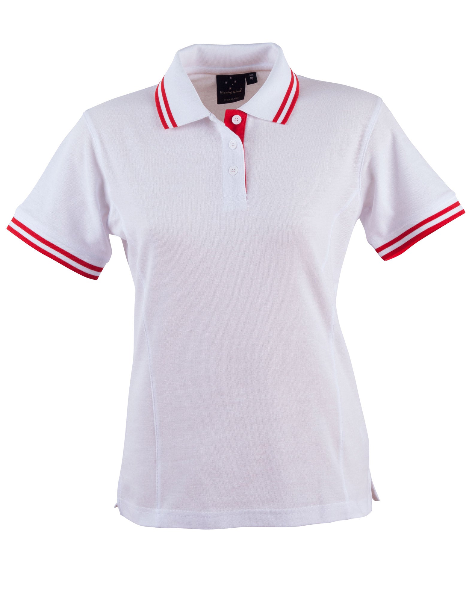 Ladies TrueDry Contrast Pique Polo | 185gsm Cotton Blend with Embroidery or Custom Printing