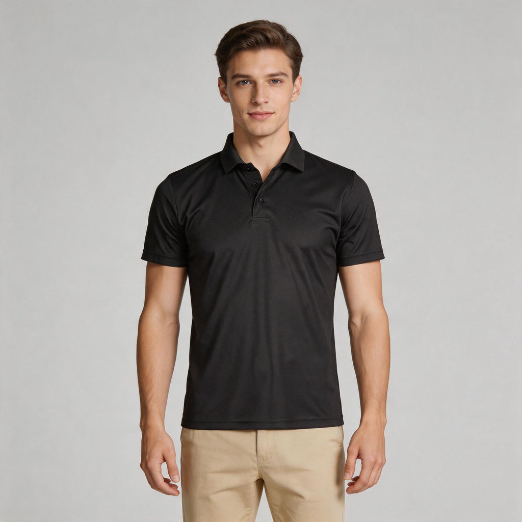 Mens CoolDry® Mini Piqué Polo | 160gsm Polyester with Embroidery or Custom Printing