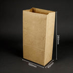 Greaseproof Kraft Paper Bags (Pack of 500 or 1000) – Custom Printing Available