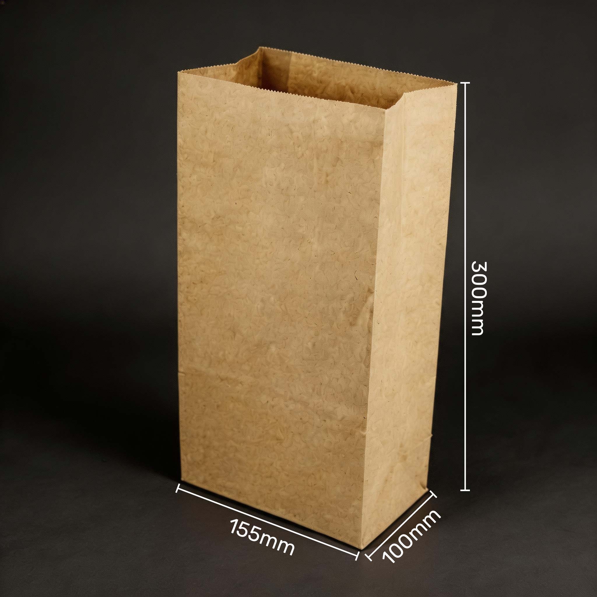 Greaseproof Kraft Paper Bags (Pack of 500 or 1000) – Custom Printing Available
