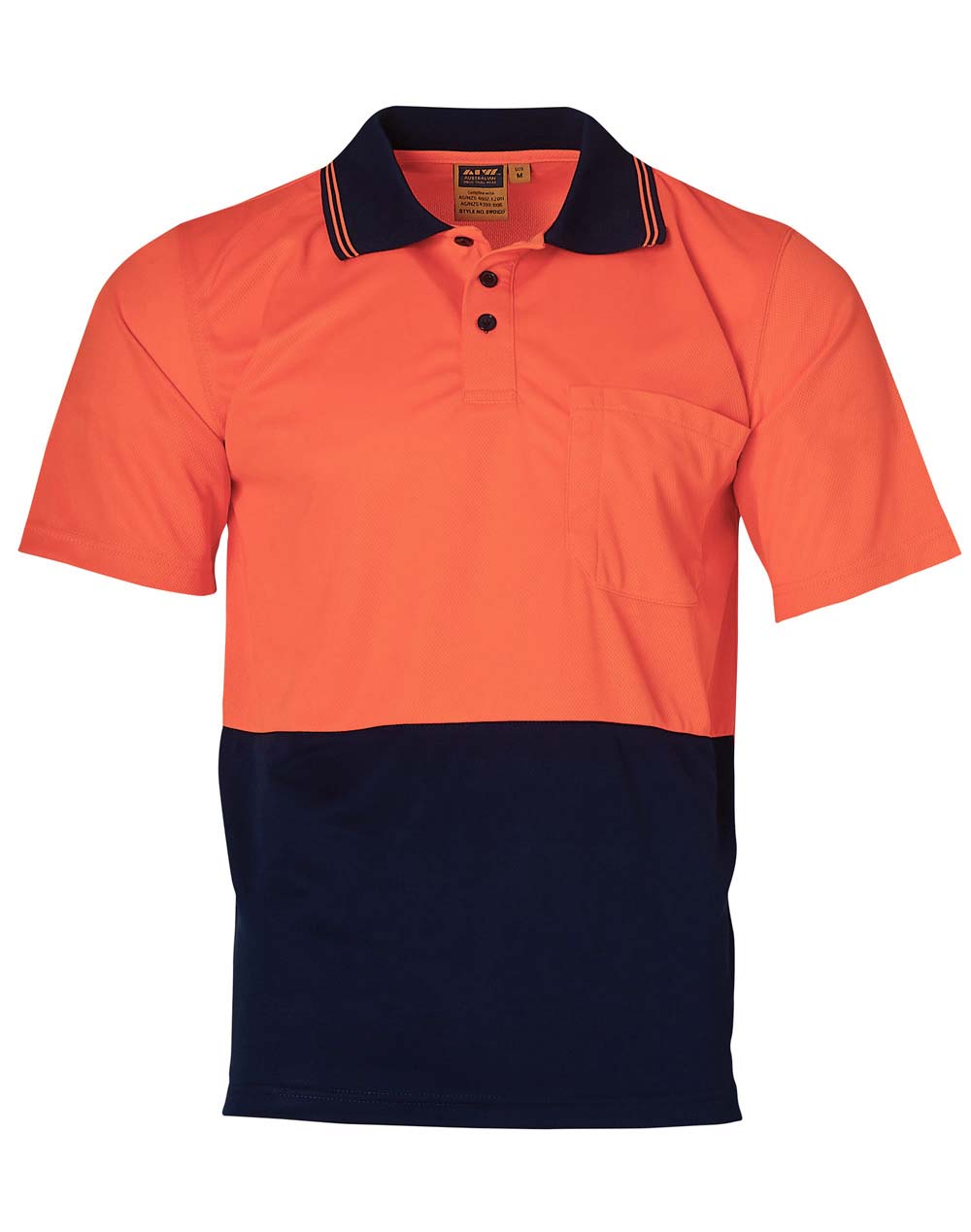 Hi-Vis TrueDry Safety Polo | 160gsm Class D Micro-Mesh with Custom Embroidery