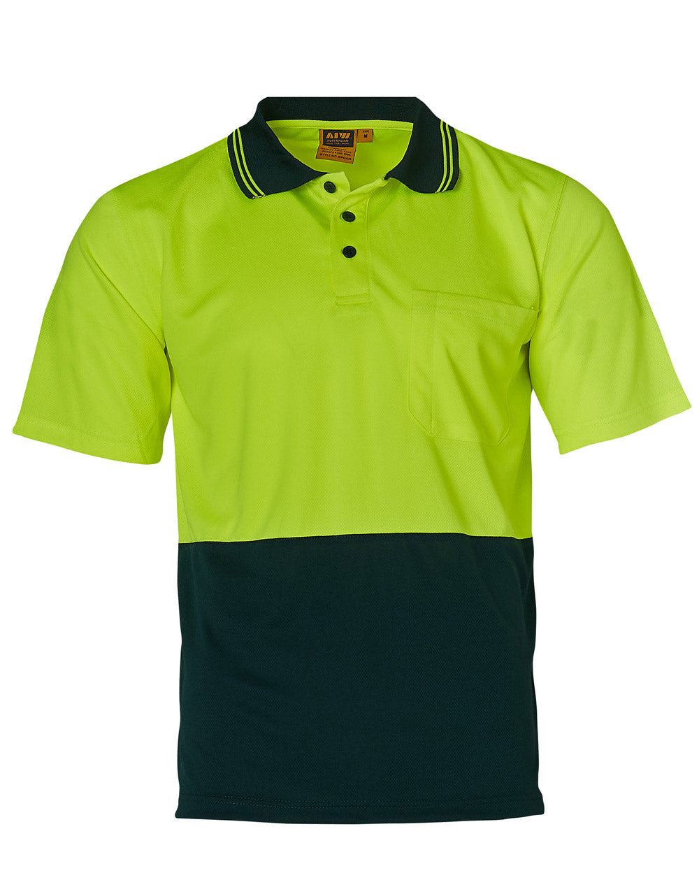 Hi-Vis TrueDry Safety Polo | 160gsm Class D Micro-Mesh with Custom Embroidery