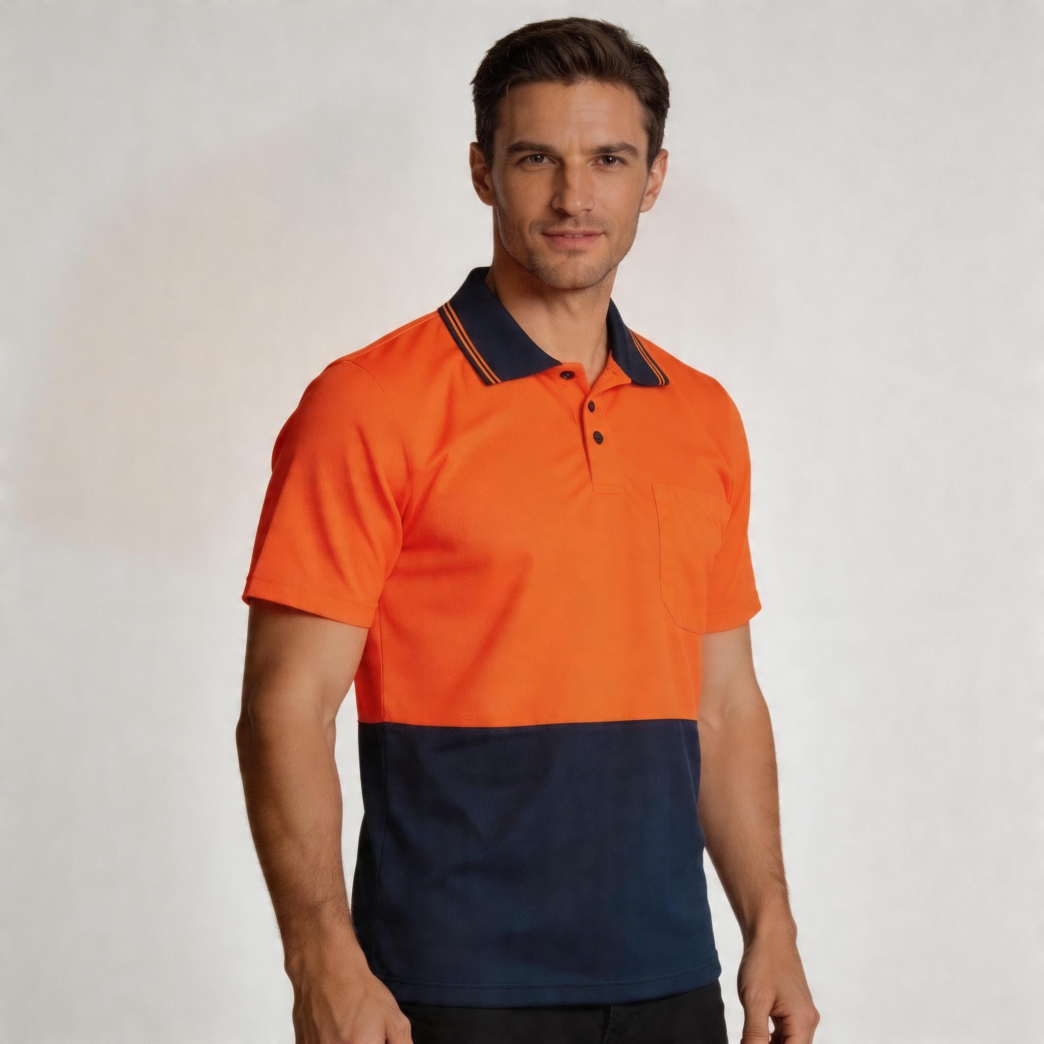 Hi-Vis CoolDry Safety Polo Pack (5 or 10) – Special Offer |  Class D Workwear with Custom Printing
