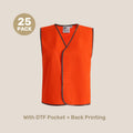 Kids Hi-Vis Safety Vest Pack | Class D with Custom Printing