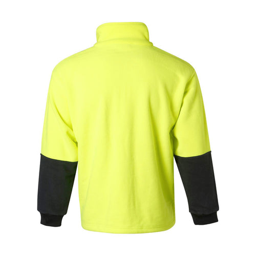 Hi-Vis Half Zip Polar Fleece Pullover Pack (5 or 10) – Special Offer | 300gsm Class D Workwear with Custom Printing