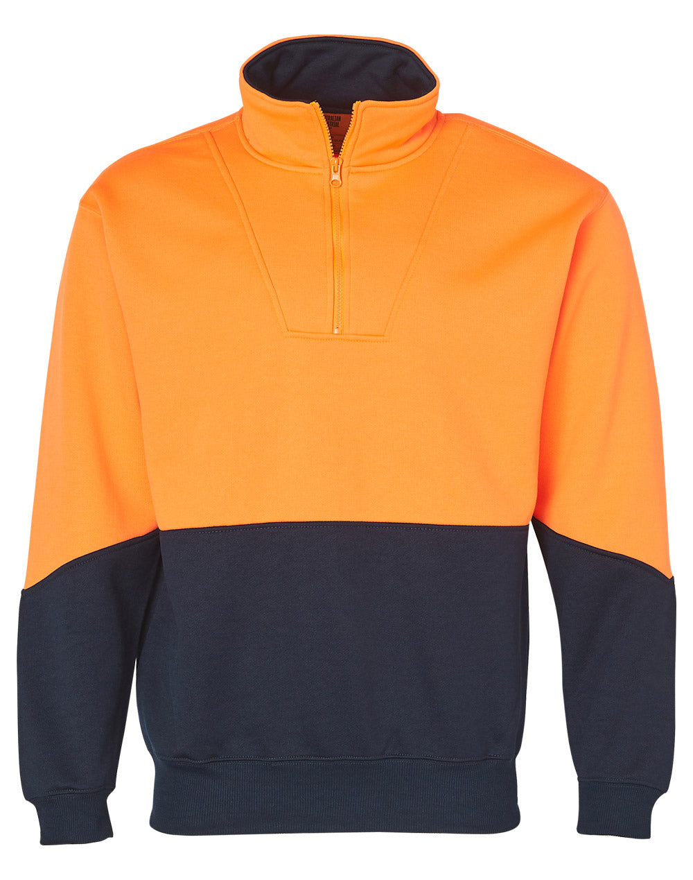 Hi-Vis Half Zip Fleece Sweat Pack (5 or 10) – Special Offer | 320gsm Class D Workwear with Custom Printing