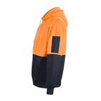 Hi-Vis Kangaroo Pocket Fleecy Hoodie | 320gsm Class D Workwear with Custom Printing