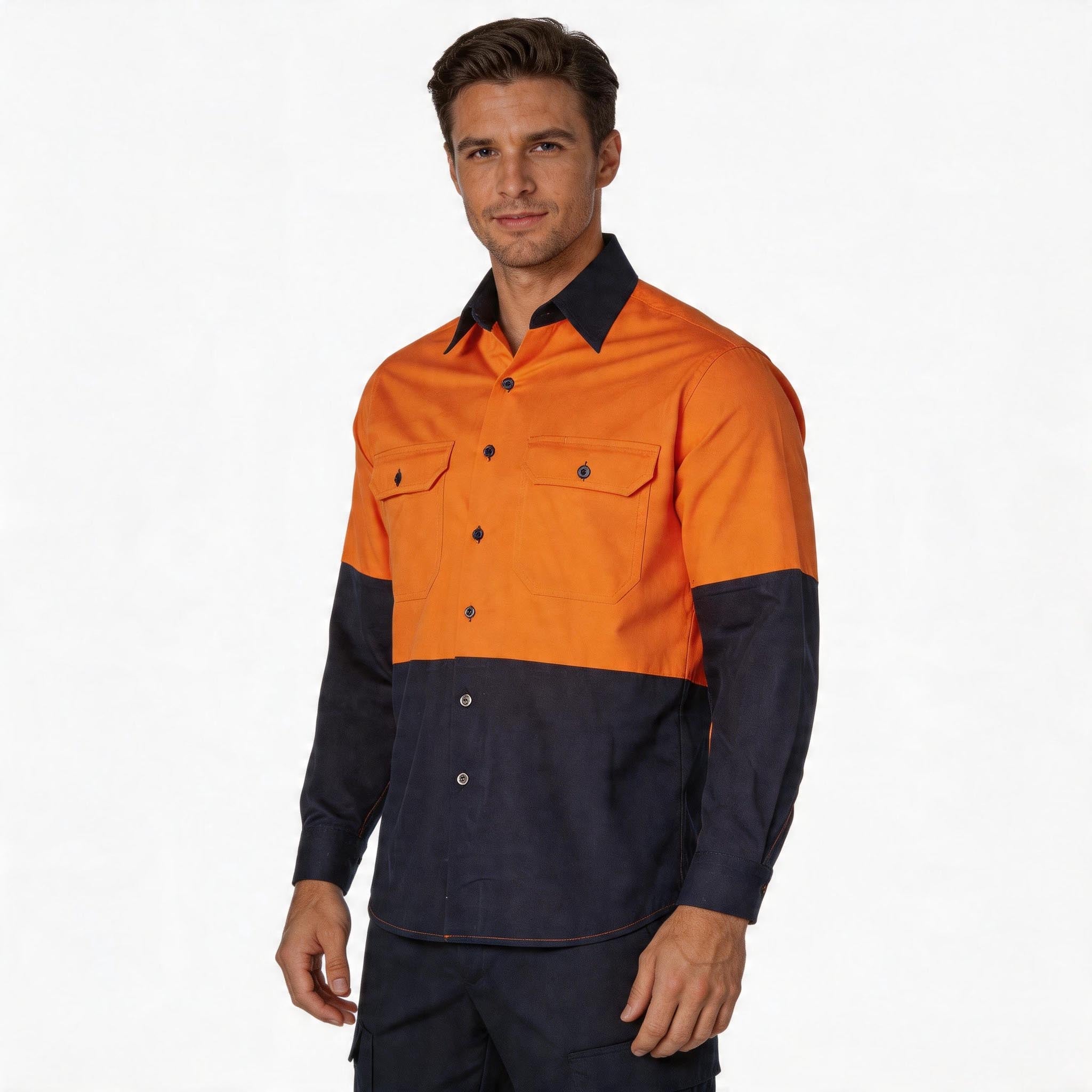Hi-Vis Safety Shirt Pack (5 or 10) – Special Offer |  Class D Workwear with Custom Printing