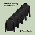 Softshell Jacket Pack (5 or 10) – Special Offer | Water Resistant Corporate Wear with Custom Printing