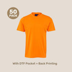 Kids Combed Cotton Tee Pack - 185gsm | with Custom Printing