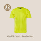 Kids Combed Cotton Tee Pack - 185gsm | with Custom Printing