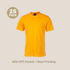 Kids Combed Cotton Tee Pack - 185gsm | with Custom Printing