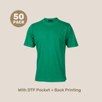 Kids Combed Cotton Tee Pack - 185gsm | with Custom Printing