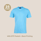Kids Combed Cotton Tee Pack - 185gsm | with Custom Printing