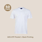Kids Combed Cotton Tee Pack - 185gsm | with Custom Printing