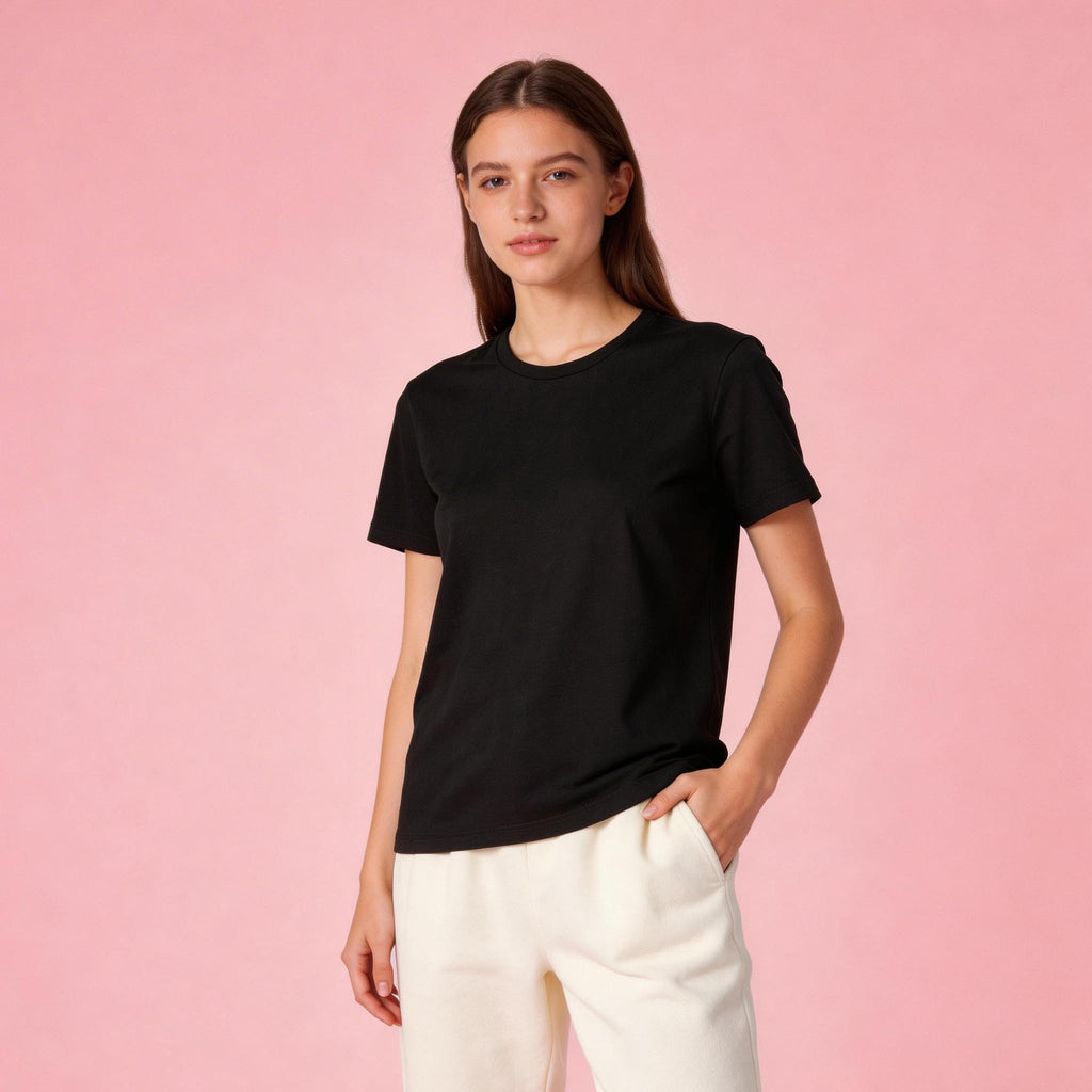 Premium Cotton Tee – Custom Printing/Embroidery