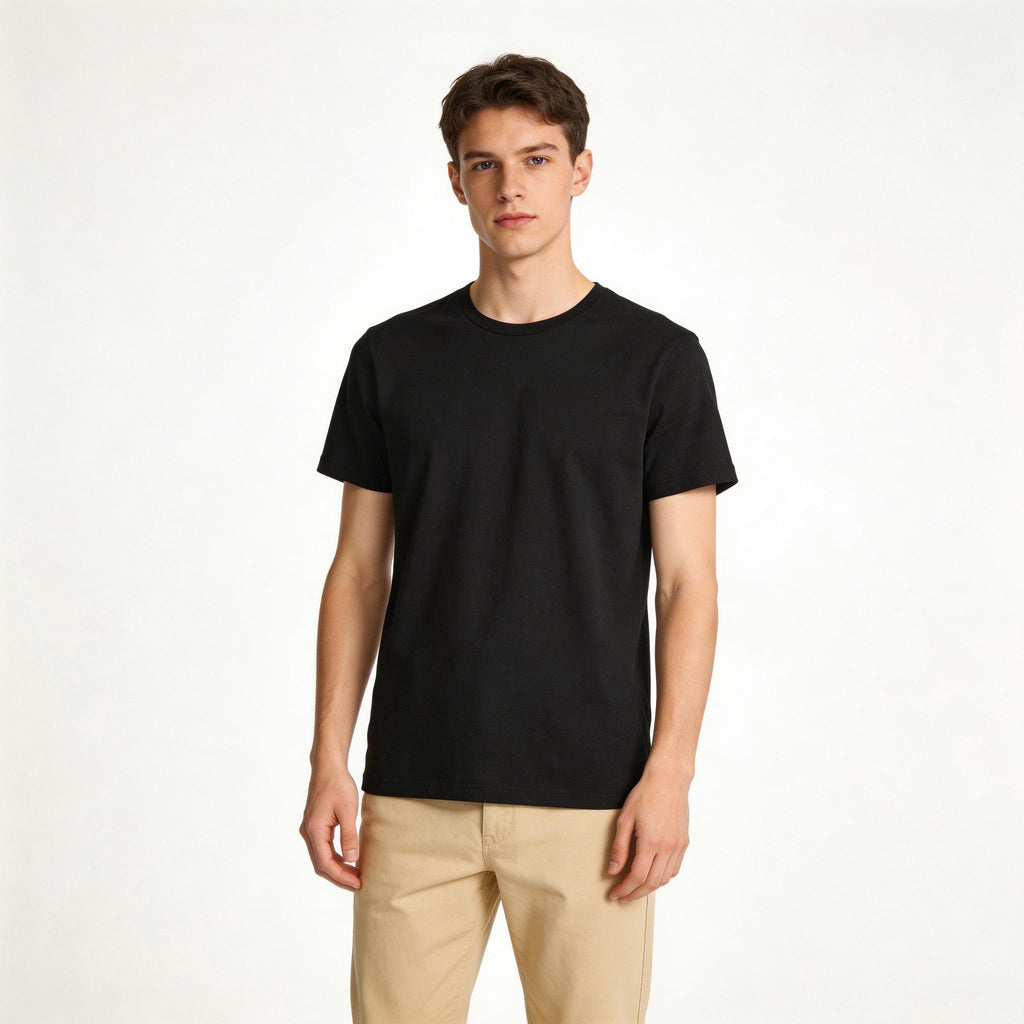 Premium Cotton Tee – Custom Printing/Embroidery