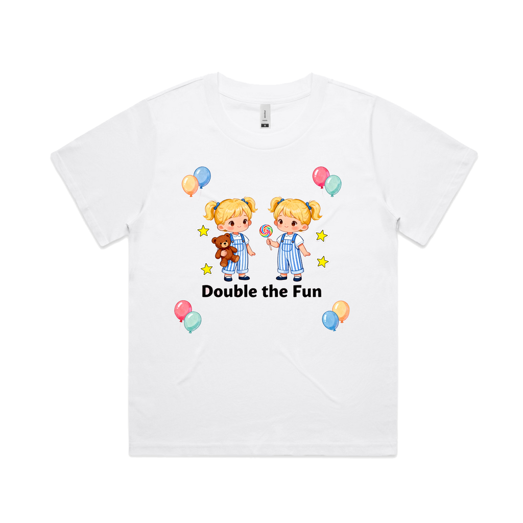 Graphic T-shirt - Twins Matching Tee (Double The Fun)