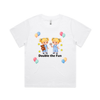 Graphic T-shirt - Twins Matching Tee (Double The Fun)