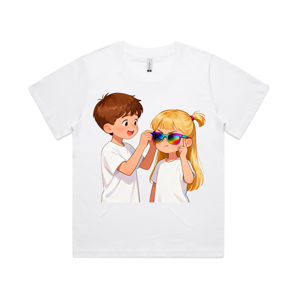 Graphic T-shirt - Twins Matching Tee (Brother & Sister)