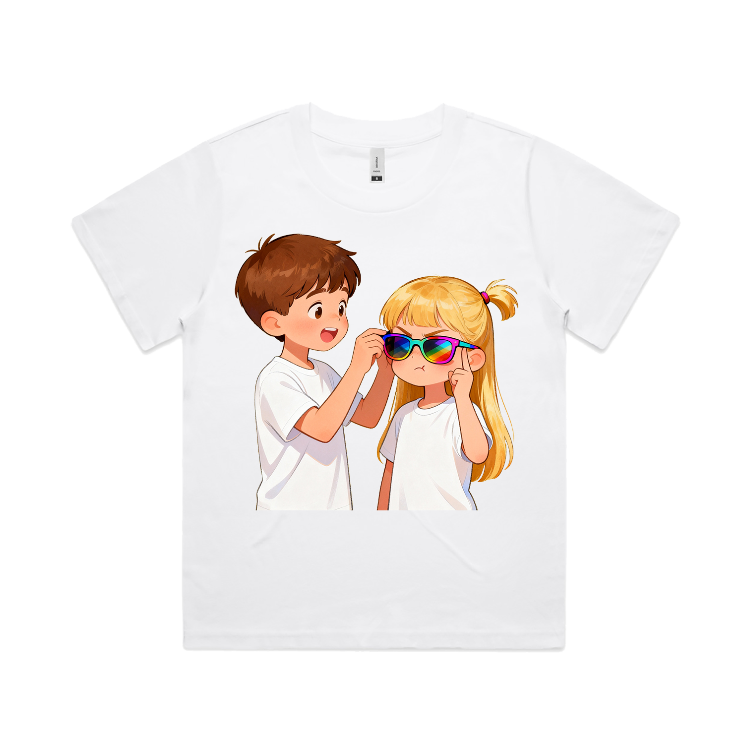 Graphic T-shirt - Twins Matching Tee (Brother & Sister)