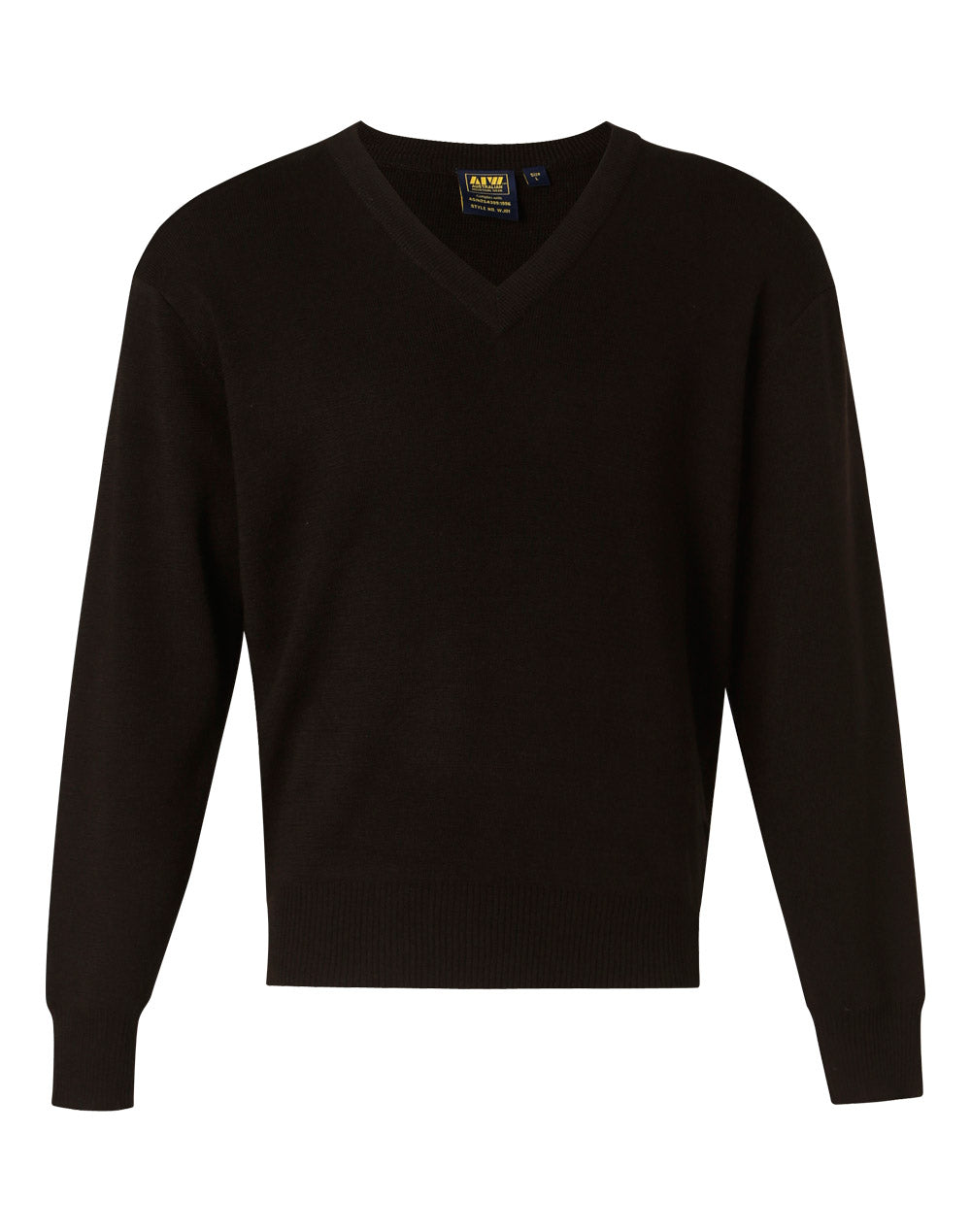 Wool Blend V-Neck Jumper | Premium Jumper with Custom Embroidery