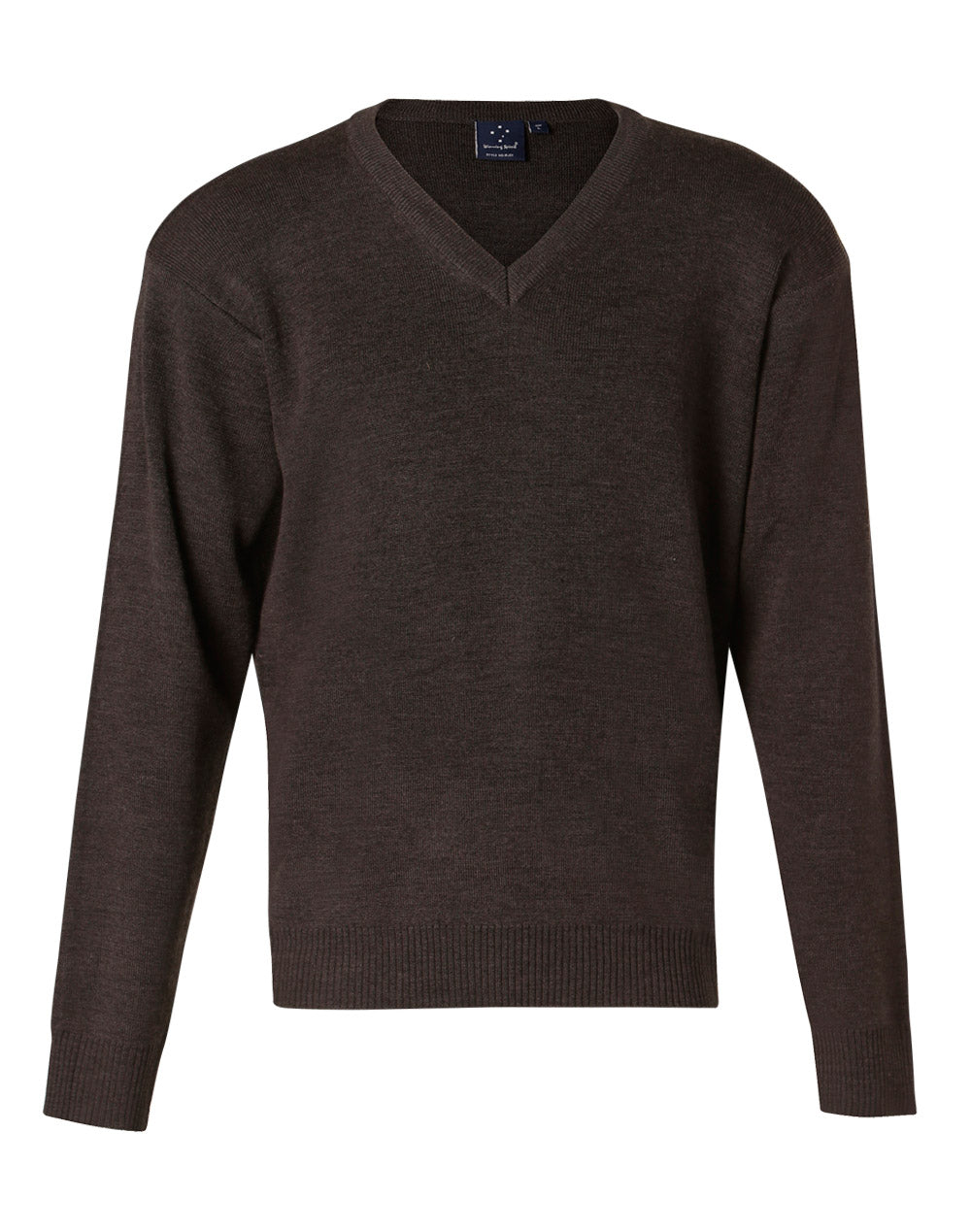Wool Blend V-Neck Jumper | Premium Jumper with Custom Embroidery