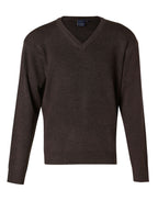 Wool Blend V-Neck Jumper | Premium Jumper with Custom Embroidery