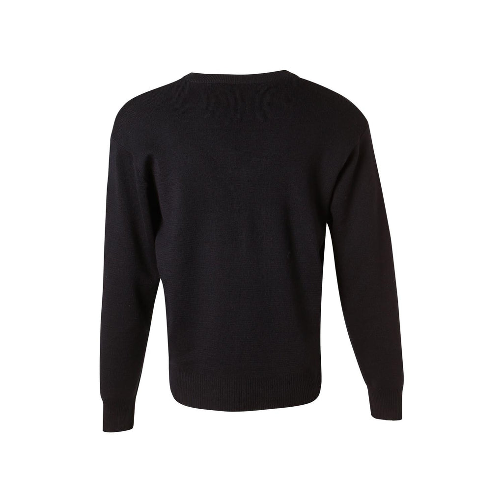 Wool Blend V-Neck Jumper | Premium Jumper with Custom Embroidery