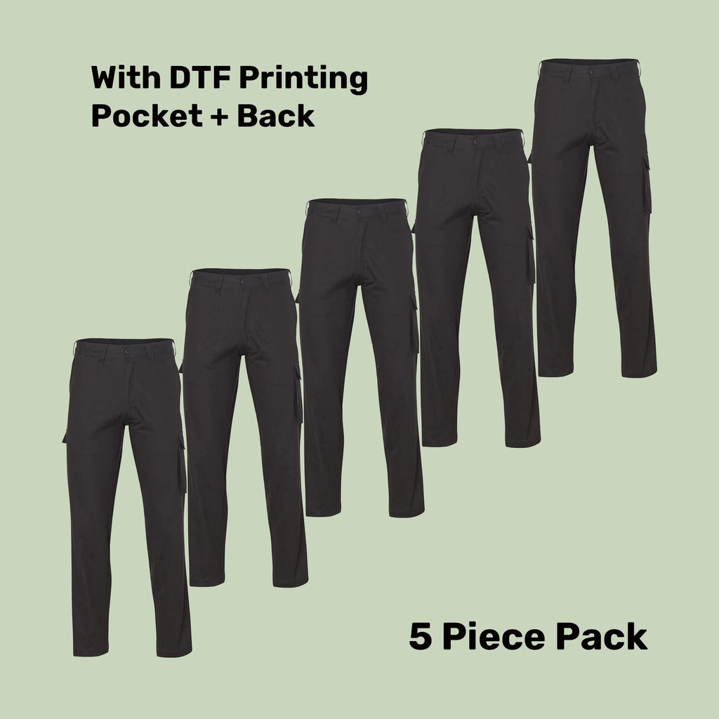 Heavy Cotton Drill Work Pants Pack (5 or 10) – Special Offer | 310gsm Hard Wearing