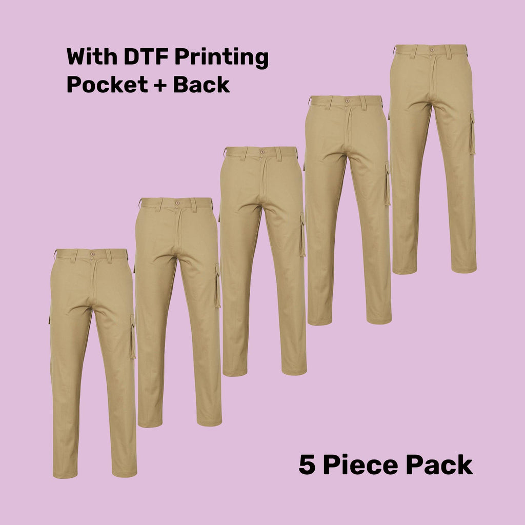 Heavy Cotton Drill Work Pants Pack (5 or 10) – Special Offer | 310gsm Hard Wearing