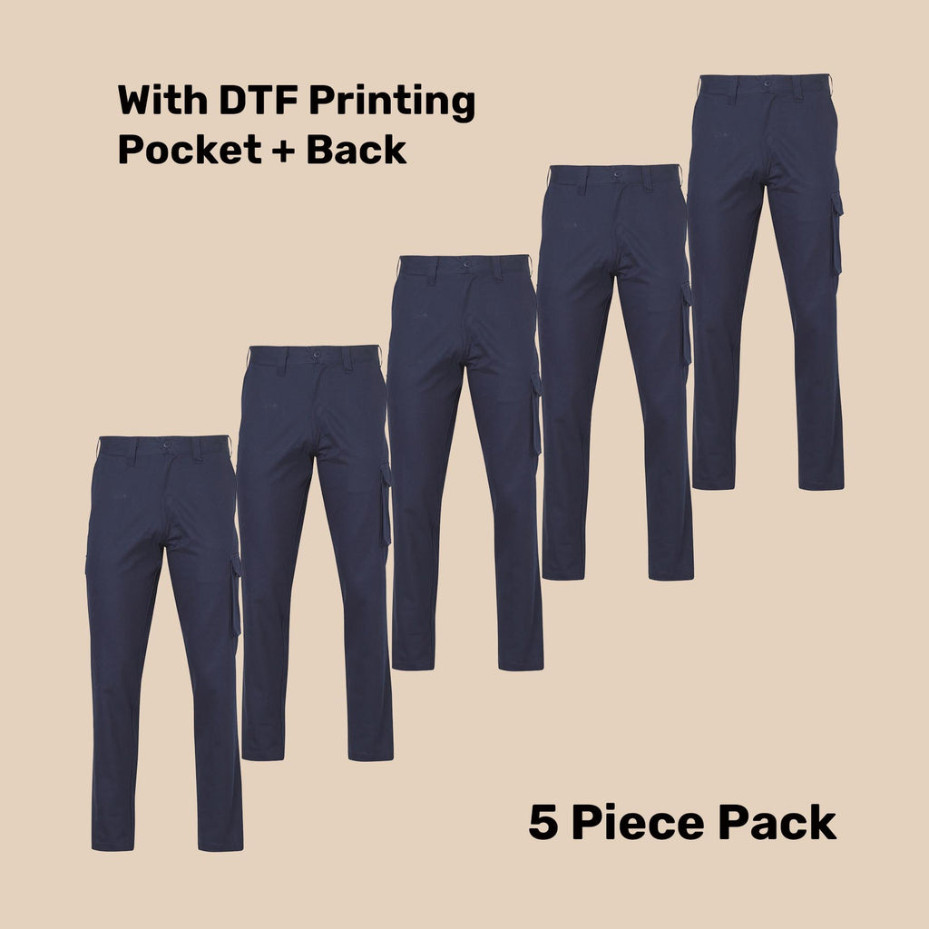 Heavy Cotton Drill Work Pants Pack (5 or 10) – Special Offer | 310gsm Hard Wearing