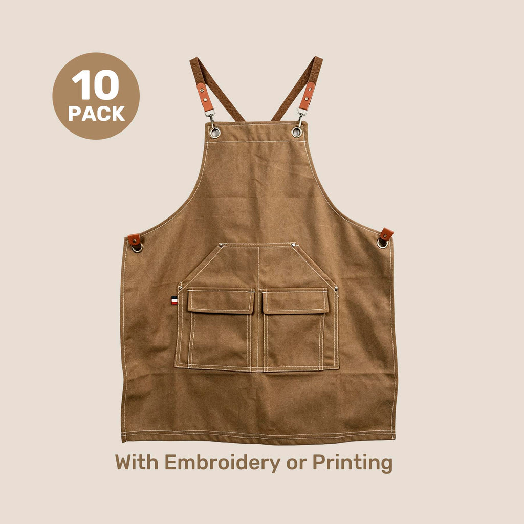 Heavy Duty Canvas Apron – Multi Pocket | with Custom Embroidery or Printing
