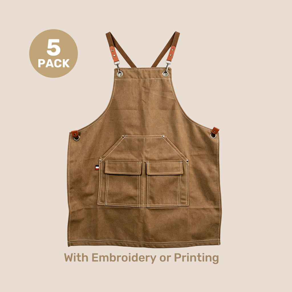 Heavy Duty Canvas Apron – Multi Pocket | with Custom Embroidery or Printing