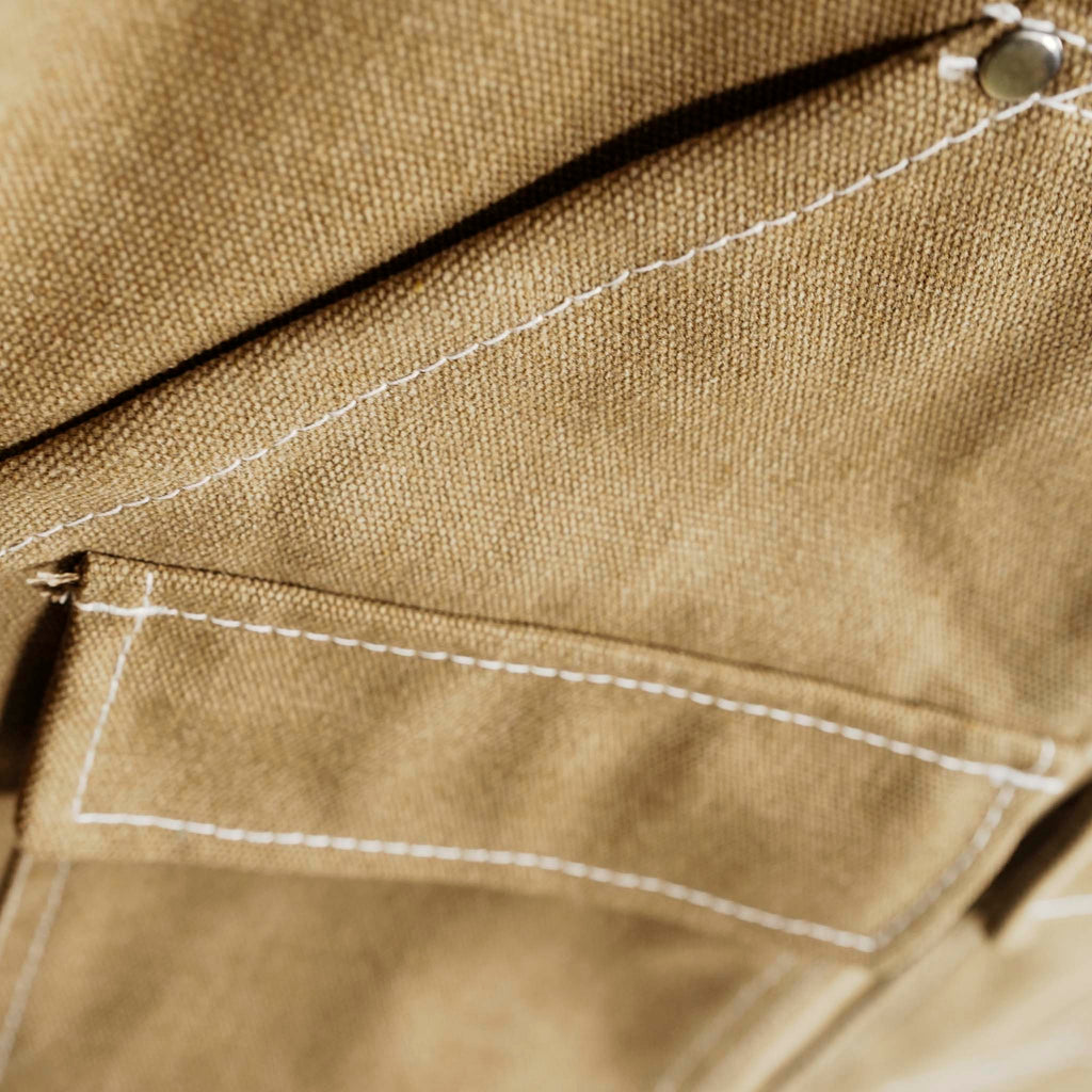 Heavy Duty Canvas Apron – Bib Crossback | with Custom Embroidery or Printing