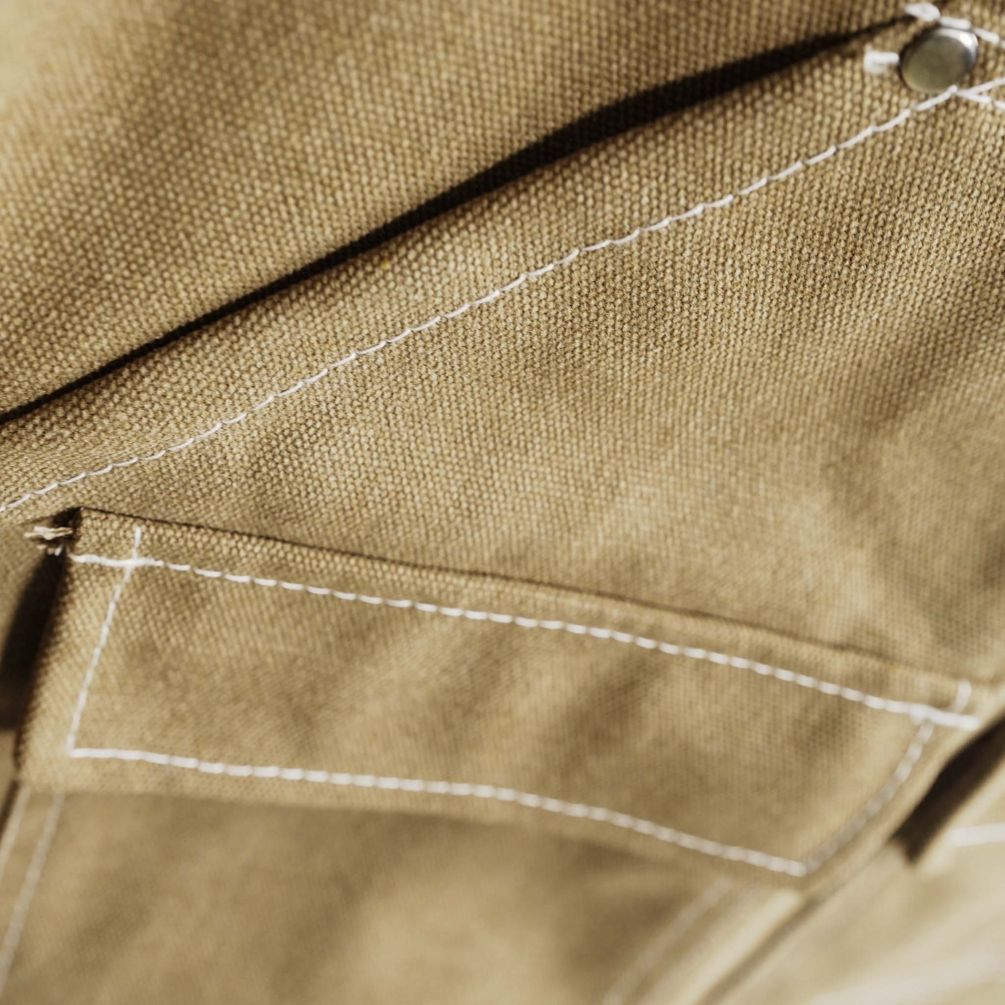 Heavy Duty Canvas Apron – Bib Crossback | with Custom Embroidery or Printing
