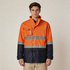 Hi-Vis 4-in-1 Jacket with Reversible Fleece Vest Pack (5 or 10) – Special Offer | Waterproof Workwear with Custom Printing