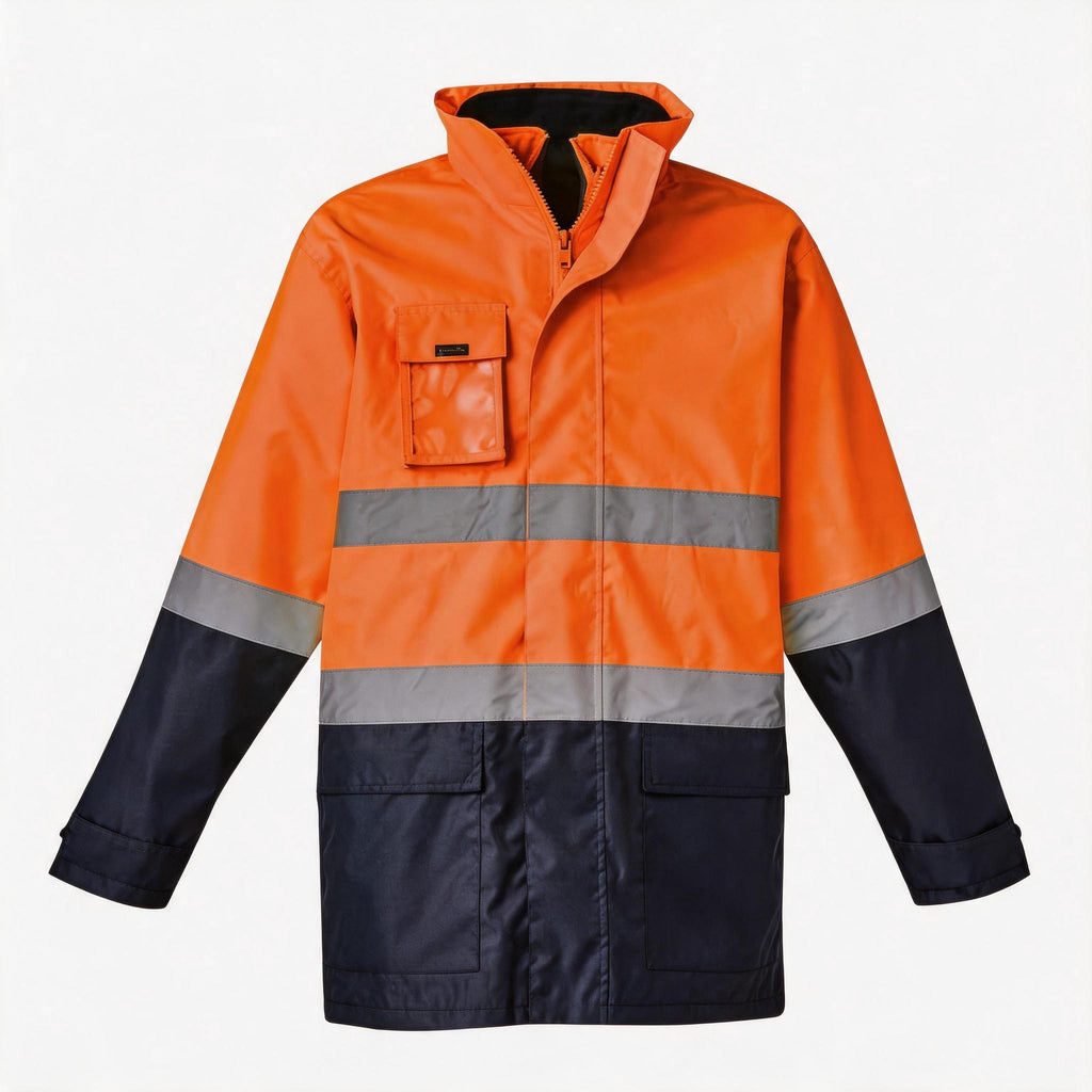 Hi-Vis 4-in-1 Jacket with Reversible Fleece Vest Pack (5 or 10) – Special Offer | Waterproof Workwear with Custom Printing