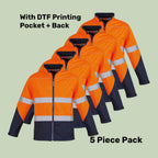 Hi-Vis Jacket Pack (5 or 10) – Special Offer | Waterproof Workwear with Custom Printing